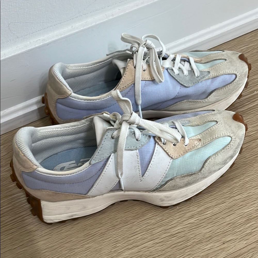 New Balance Women's Sneakers - White, Light Blue, Beige